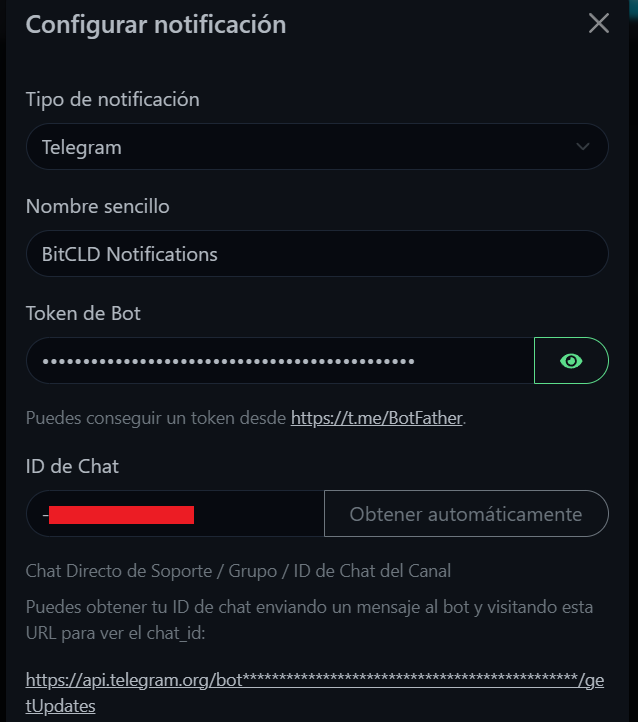 Creación de bot en Telegram